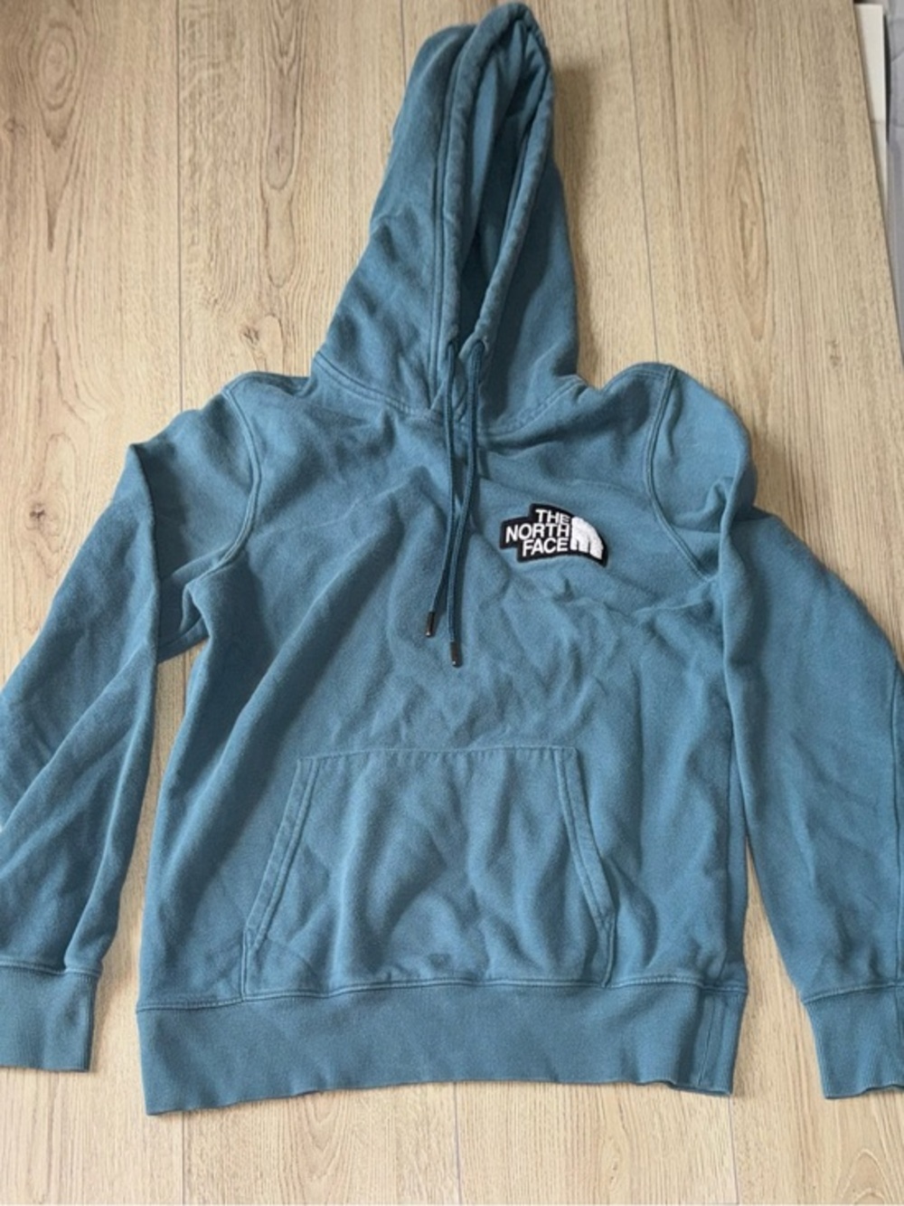 The North Face Blue Pullover Hoodie sweatshirt hooded sweater
